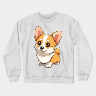 cute corgi Crewneck Sweatshirt